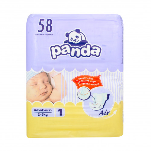 Підгузки дитячі PANDA newborn. (58 шт.)