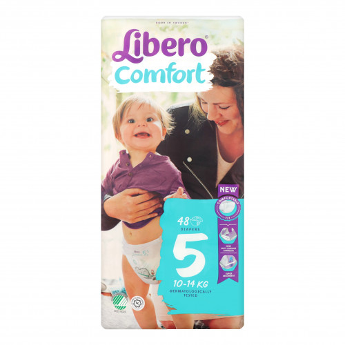 Підгузки для дітей 10-14кг Comfort 5 Libero 48шт