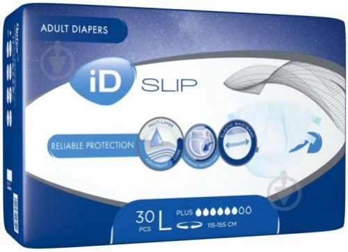 Підгузки для дорослих Id Expert Slip plus L 30шт