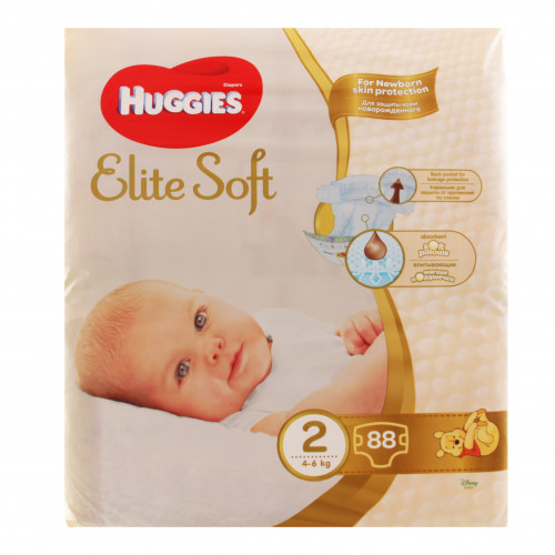 Підгузки Huggies Elite soft 4-6кг 80 шт