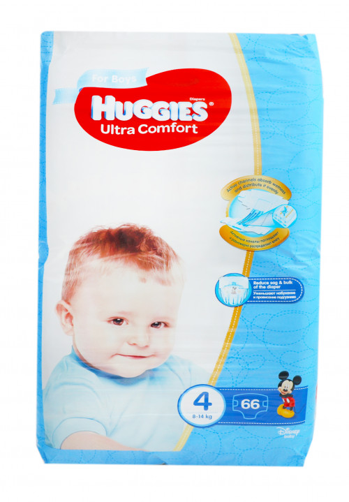 Підгузки Ultra Comfort для хлопчиків Huggies 8-14кг 66шт