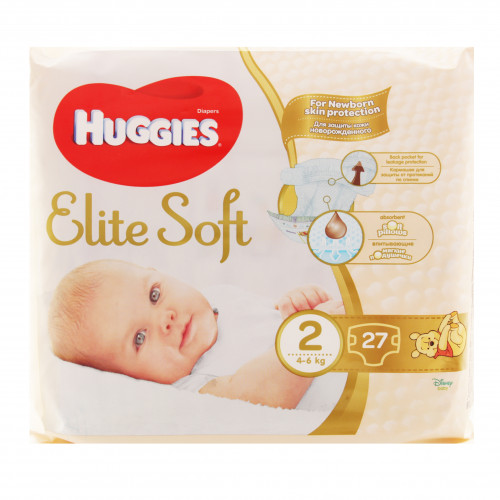 Підгузники Huggies Elite Soft 2 4-6кг 25шт
