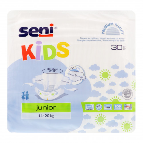 Підгузники для дітей 11-20кг Junior Seni Kids 30шт