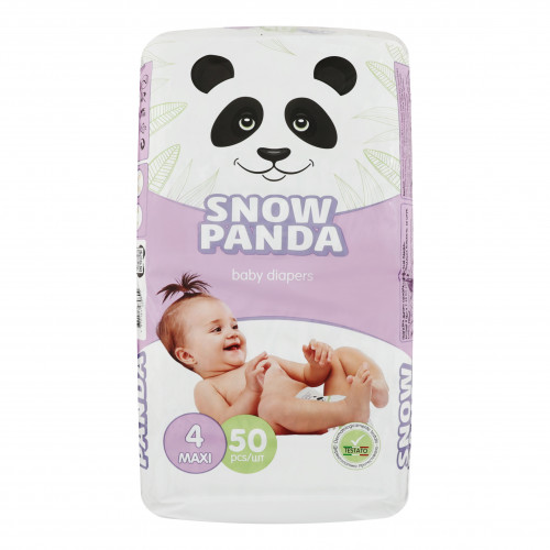 Підгузники для дітей розмір 4 7-18кг Сніжна панда 50шт