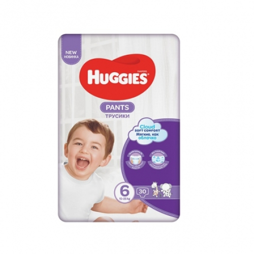 Підгузники-трусики 30 шт Huggies Pants Jumbo (6) дитячі м/уп