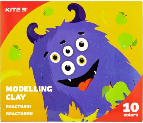 Пластилин Kite Jolliers Восковой 10 цветов 200г (k20-084) 