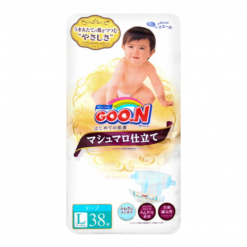 Подгузники Goo.N Super Premium L 9-14кг
