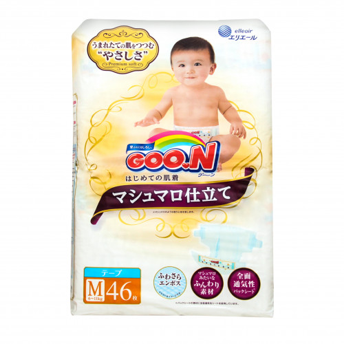 Подгузники Goo.N Super Premium M 6-11кг