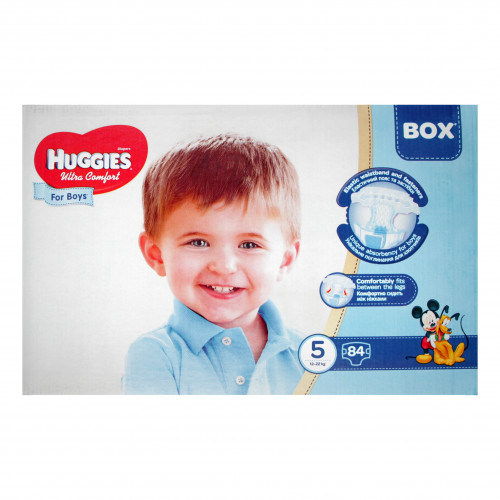 Подгузники Huggies Ultra Comfort Disney Box 5 для мальчиков, 84 шт.