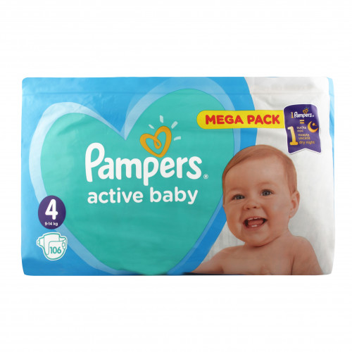 Подгузники Pampers Active Baby Maxi 9-14кг