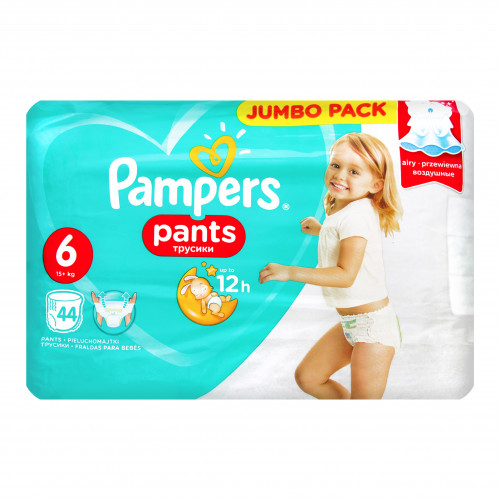 Підгузки-трусики Pampers Pants розмір 6 Extra Large 15+кг 44шт