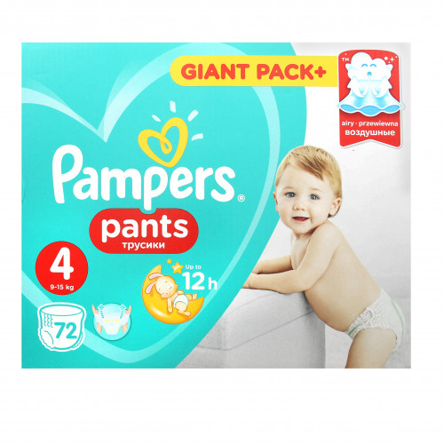 Подгузники-трусики Pampers Pants Maxi 9-15кг