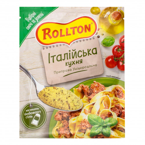 Приправа універсальна Італійська кухня Rollton м/у 60г