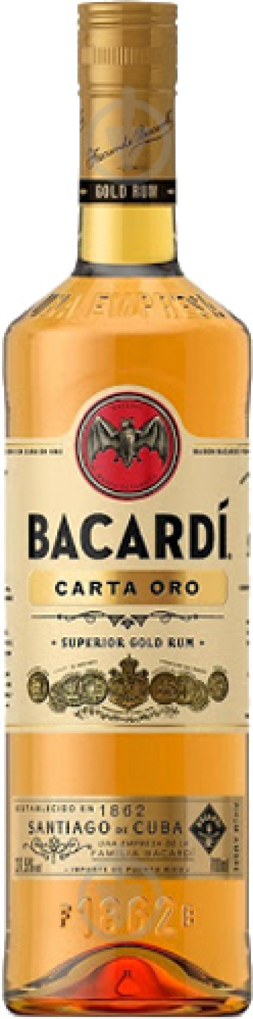 Ром Bacardi Карта Оро 40%, 1л