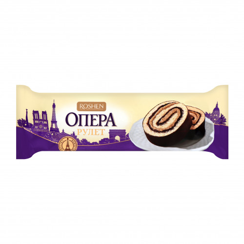 Рулет Roshen бісквітний Опера 240г х11