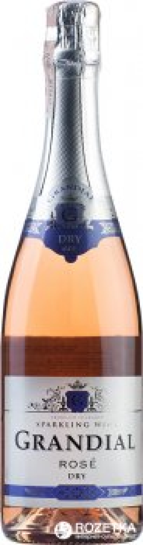 Шампанське Grandial Muscat Rose Brut сухе, 0,75л