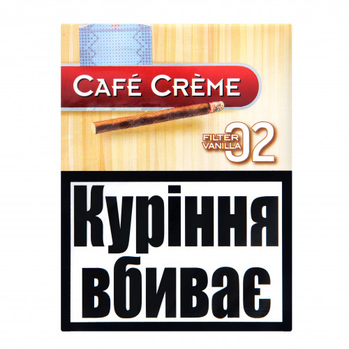 Сигари Cafe Creme filtre vanilla 8шт