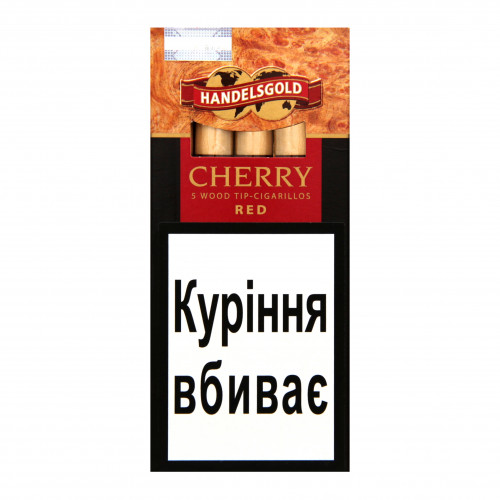 Сигари Handelsgold Wood tip-cigarillos Cherry (5шт)