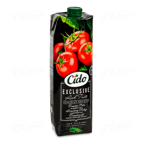 Сік Cido Exclusive томатний із морською сіллю, 1л