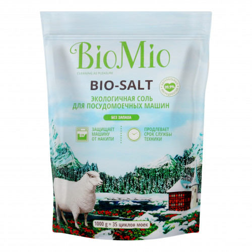 Сіль для посудомийних машин Bio-Salt BioMio 1кг