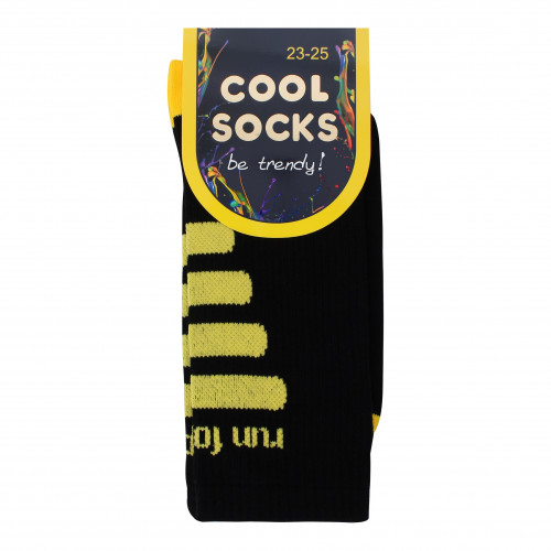 Шкарпетки жіночі Cool Socks №16621 23-25 чорний