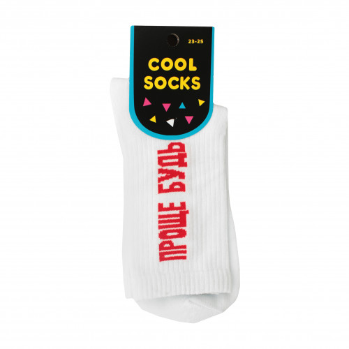 Шкарпетки жіночі Сool socks №268 23-25 білі