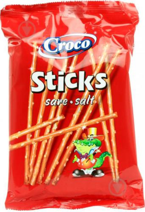 Соломка Croco Sticks солона з сіллю 40г