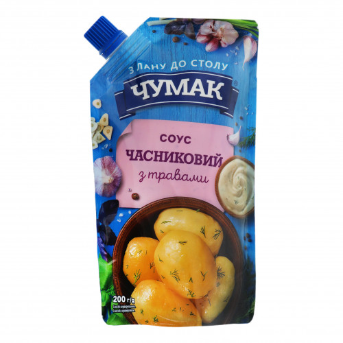 Соус Часниковий Чумак д/п 200г