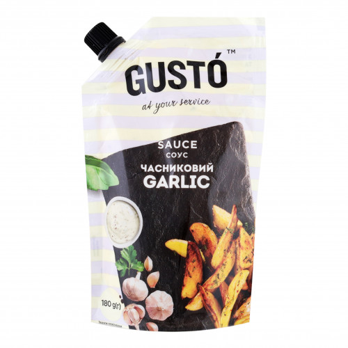 Соус Часниковий Gusto д/п 180г