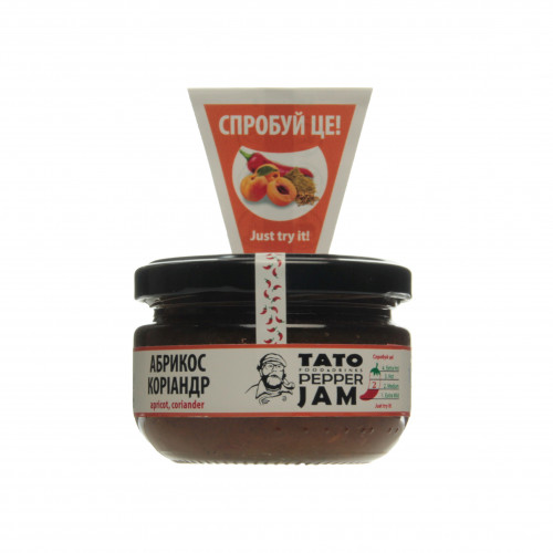 Соус-джем абрикос-коріандр TatoPepperJam с/б 130г