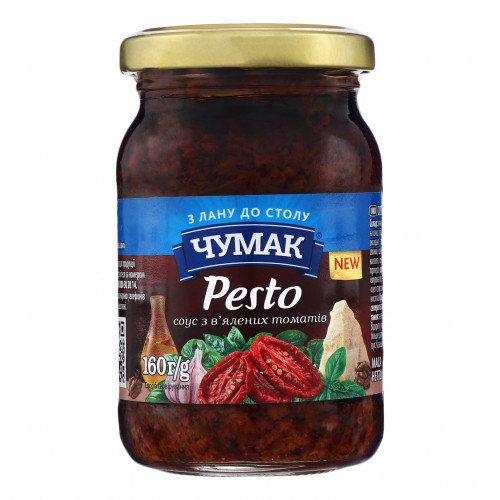 Соус з в'ялених томатів Pesto Чумак с/б 160г