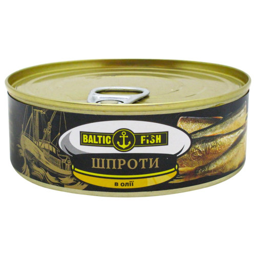 Шпроти Baltic Fish в олії 240г