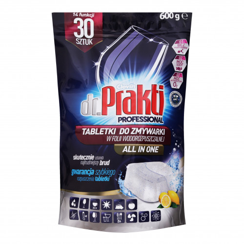 Таблетки для посудомийних машин All in one Dr. Prakti 30шт