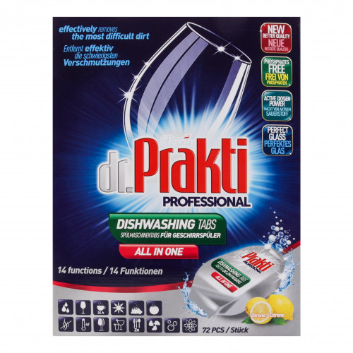 Таблетки для посудомийних машин Citrone All in one Dr. Prakti 72шт