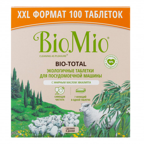 Таблетки для посудомийної машини Bio-Total BioMio 100шт