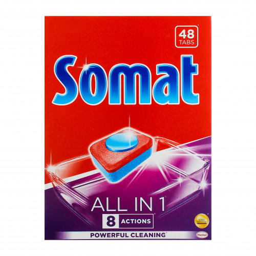 Таблетки для посудомийної машини Somat All in 1 48шт