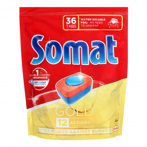 Таблетки для посудомийної машини Somat Gold 72шт