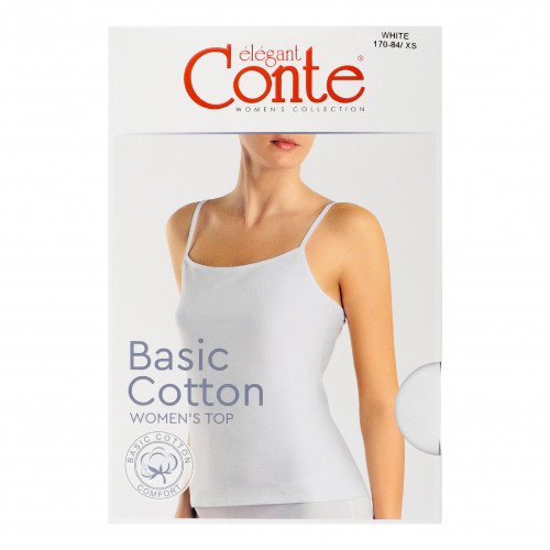 Топ жіночий Conte elegant Basic Collection №LT2019 170-84/XS white