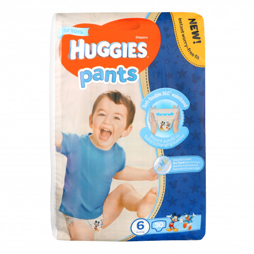 Трусики-підгузники для хлопчиків дитячі гігієнічні 15-25кг Huggies 30шт