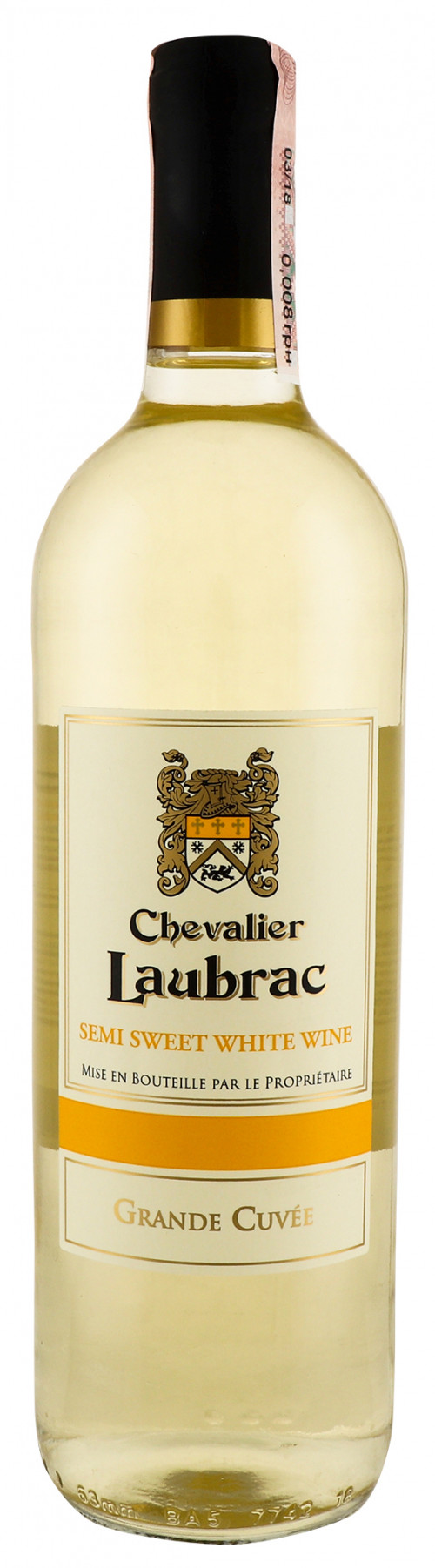 Вино 0.75л 10.5% біле напівсолодке Laubrac Chevalier пл