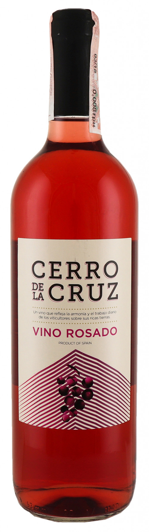 Вино 0.75л 11% рожеве сухе Rosado Cerro de la Cruz пл