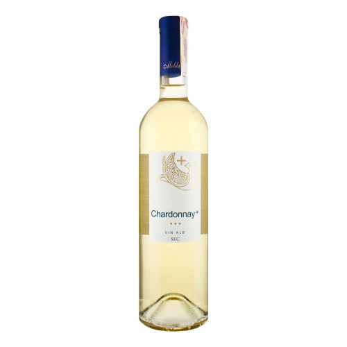 Вино 0.75л 11.5% біле сухе Chardonnay Plus пл