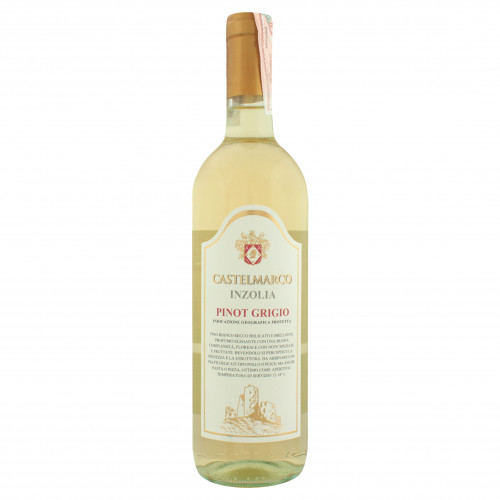 Вино 0.75л 12% біле сухе Pinot Grigio Castelmarco пл