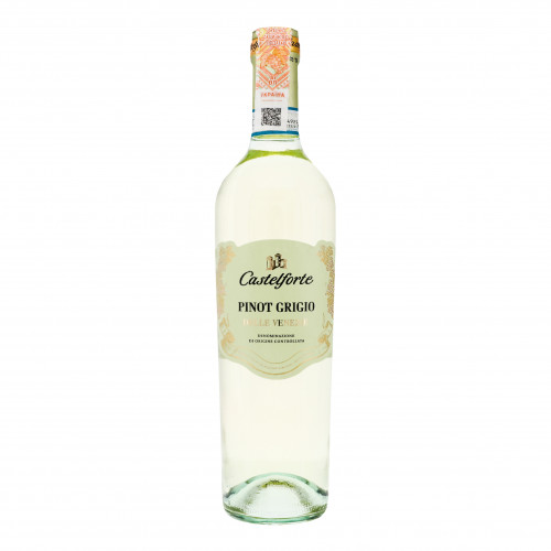 Вино 0.75л 12.5% біле сухе Pinot Grigio Castelforte пл