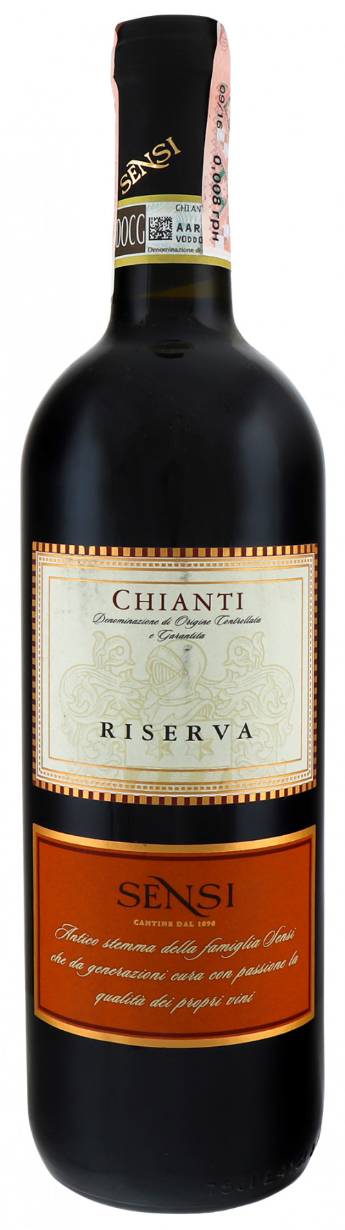 Вино 0.75л 12.5% червоне сухе Chianti Riserva Sensi пл