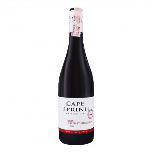 Вино 0.75л 13% червоне сухе Merlot Cabernet Sauvignon Cape Spring пл