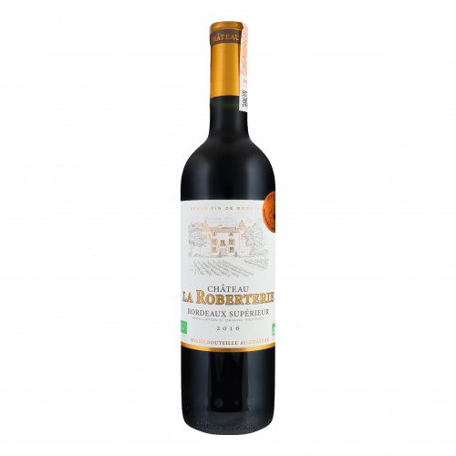 Вино Chateau La Roberterie Bordeaux Superieur червоне сухе 0,75л