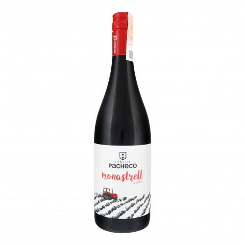 Вино Familia Pacheco Monastrell Organic червоне сухе 14% 0,75л