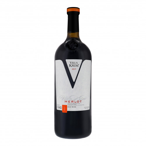 Вино 1.5л 9.5-14% червоне сухе Merlot Villa Krim пл