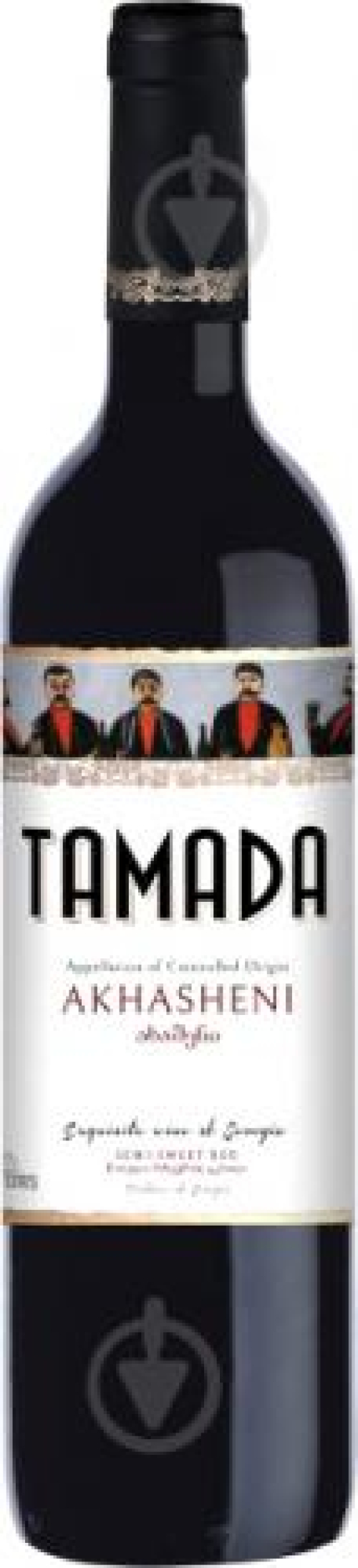Вино Ахашені PR Тамада червоне н/солодке, 0,75л